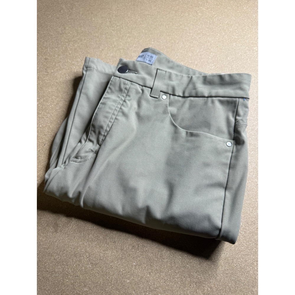 VRST Mens Limitless 5-Pocket Slim Fit Pants Sage Green 32x32 Stretch Sorona